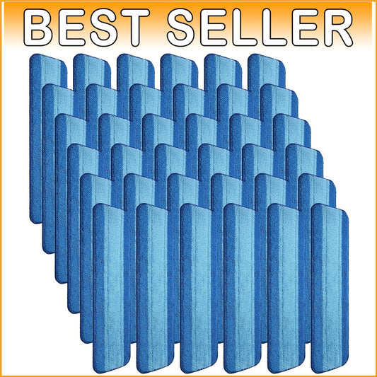 Soft and Spongy 40-Pack Microfiber Pads for Bona Mop - Ideal for All Floor Types