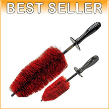Load image into Gallery viewer, Wheel Brush Combo - 18" &amp; 13" Memory Foam Bristles for Scratch-Free Cleaning