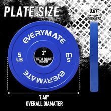 Load image into Gallery viewer, Durable Rubber Coated Change Plates - 1.25LB, 2.5LB, 5LB for Strength Training