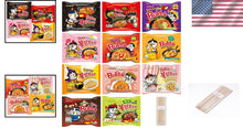 Load image into Gallery viewer, Spicy Samyang Buldak Ramen Variety 11 Pack with Free Chopsticks - Gift Edition