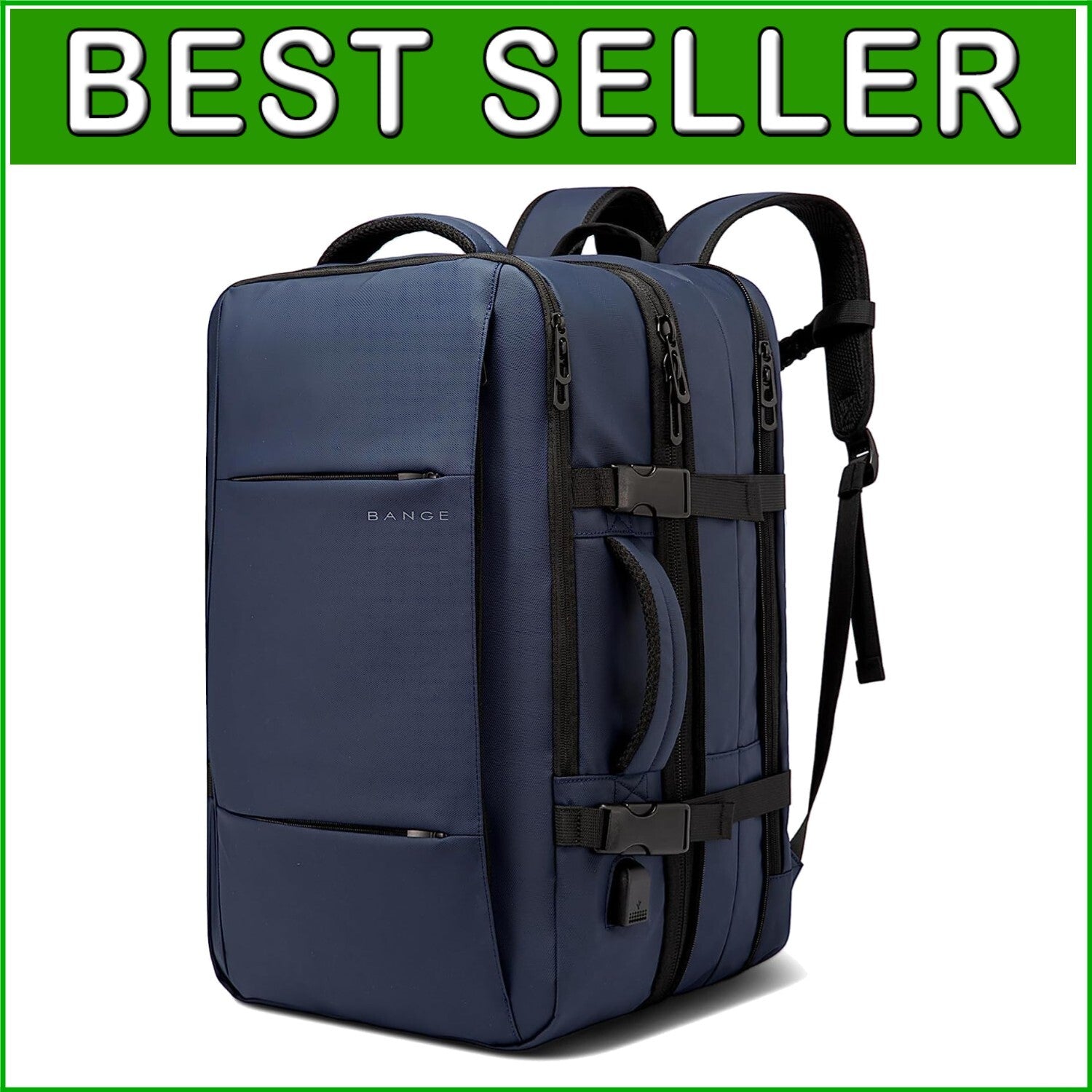 Multi-Purpose 35L Expandable Backpack with Laptop Sleeve - Ideal for Commuting