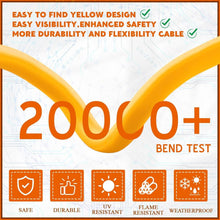 Load image into Gallery viewer, Heavy-Duty 10FT EV Charger Adapter, 50 Amp NEMA 10-50P to 14-50R Connection