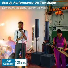 Load image into Gallery viewer, Sturdy 34-52 Inch Adjustable Speaker Poles with M20 &amp; 35mm Compatibility