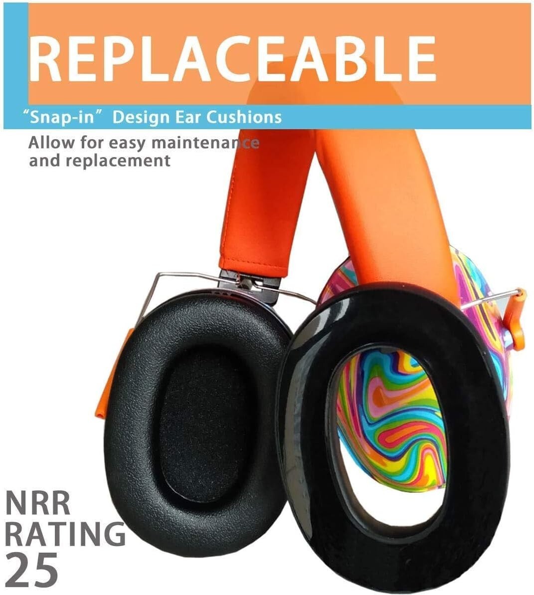 Adjustable Hearing Protection Earmuffs for Kids - Durable & Lightweight Design