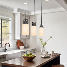 Load image into Gallery viewer, Versatile 7" Opal Cylinder Glass Shades, 3-Piece Set for Stylish Illumination