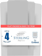Load image into Gallery viewer, Flat Packed Wire Shelf Liners 12x48 - Protect and Organize Your Pantry Easily