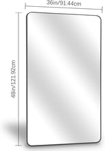 Load image into Gallery viewer, Modern 36" x 48" Decorative Mirror with Rustproof Frame - Perfect for Any Room