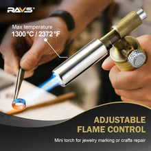 Load image into Gallery viewer, Copper Butane Torch for Cooking - Adjustable Flame and Refillable Design