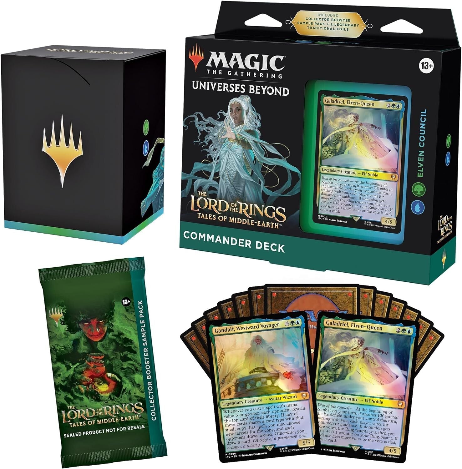 4-Pack LOTR Commander Decks – Unique Gameplay & Collector's Boosters Included