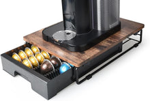 Load image into Gallery viewer, Elegant Coffee Pod Holder with Metal Frame - Fits 40 Big or 52 Small Capsules