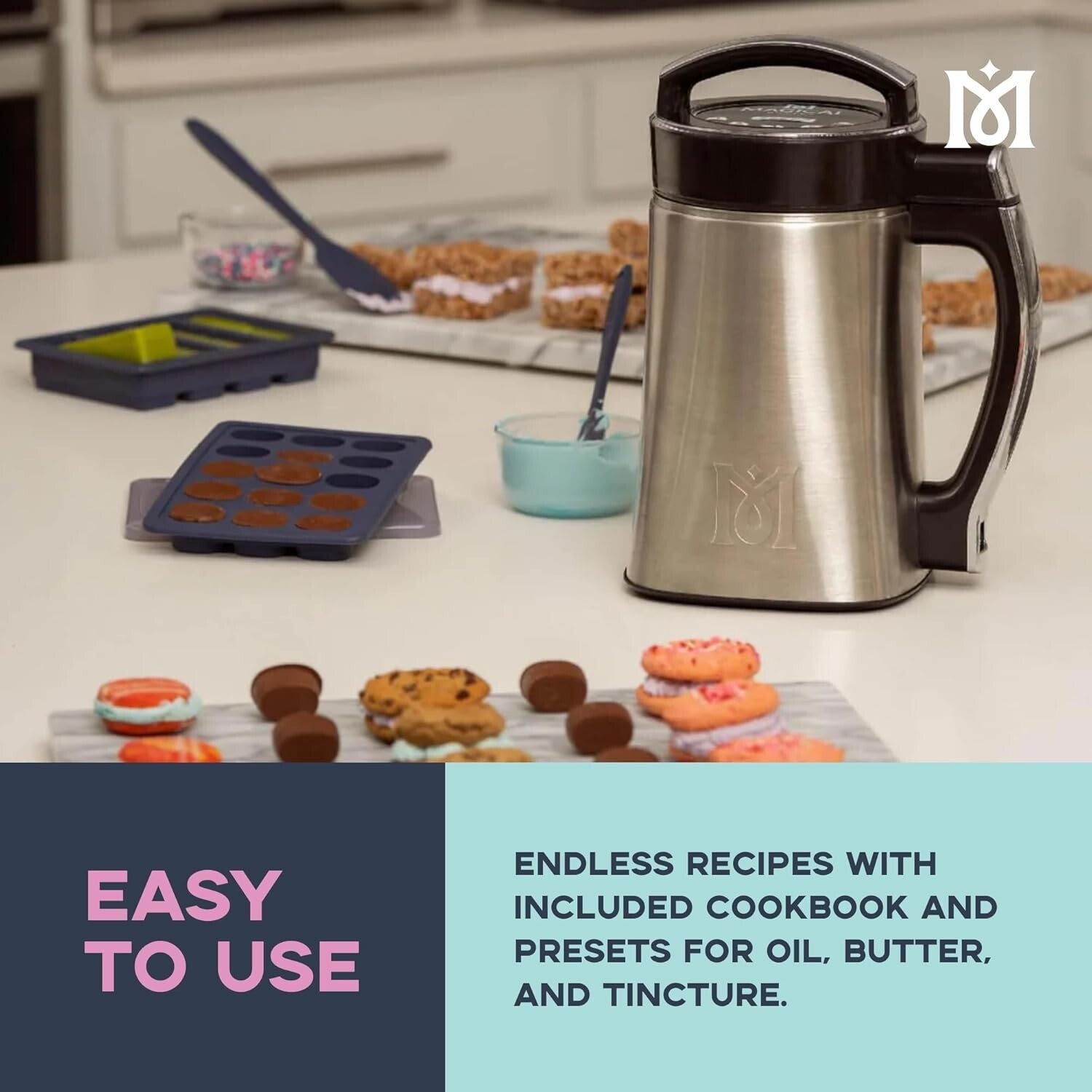 Stainless Steel Mixer Bundle with Microprocessor Control for Easy Cooking