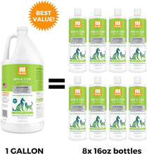 Load image into Gallery viewer, Vegan-Friendly Aloe &amp; Oatmeal Shampoo for Dogs &amp; Cats - 1 Gallon Cucumber Melon