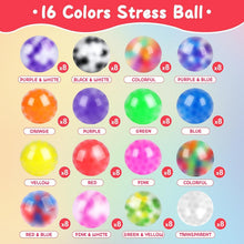 Load image into Gallery viewer, Soft Squishy Fidget Balls - 128 Pack of Anti-Anxiety Stress Relievers for Adults