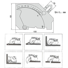 Load image into Gallery viewer, Professional Welding Measurement Tools Set: 6 Stainless Steel Gauges Included