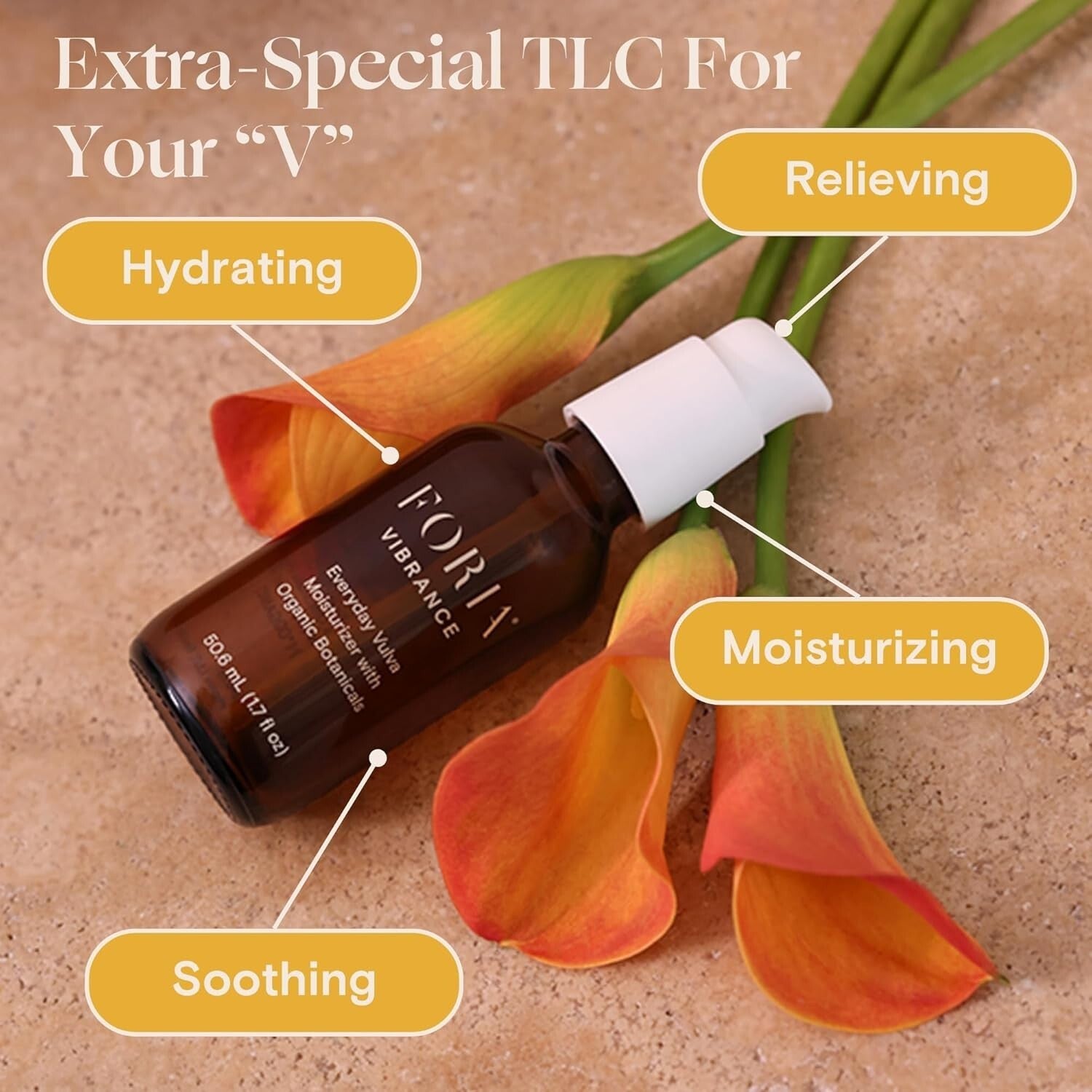 Organic Intimate Skincare Oil - Nourishing Vulva Moisturizer for Dryness