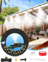Load image into Gallery viewer, Advanced 27.3m Misting System with Detachable Brass Nozzles for Outdoor Coolness