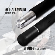 Load image into Gallery viewer, 7.5 Feet Glass Graphite Fishing Rod with Stainless Steel Roller Guides