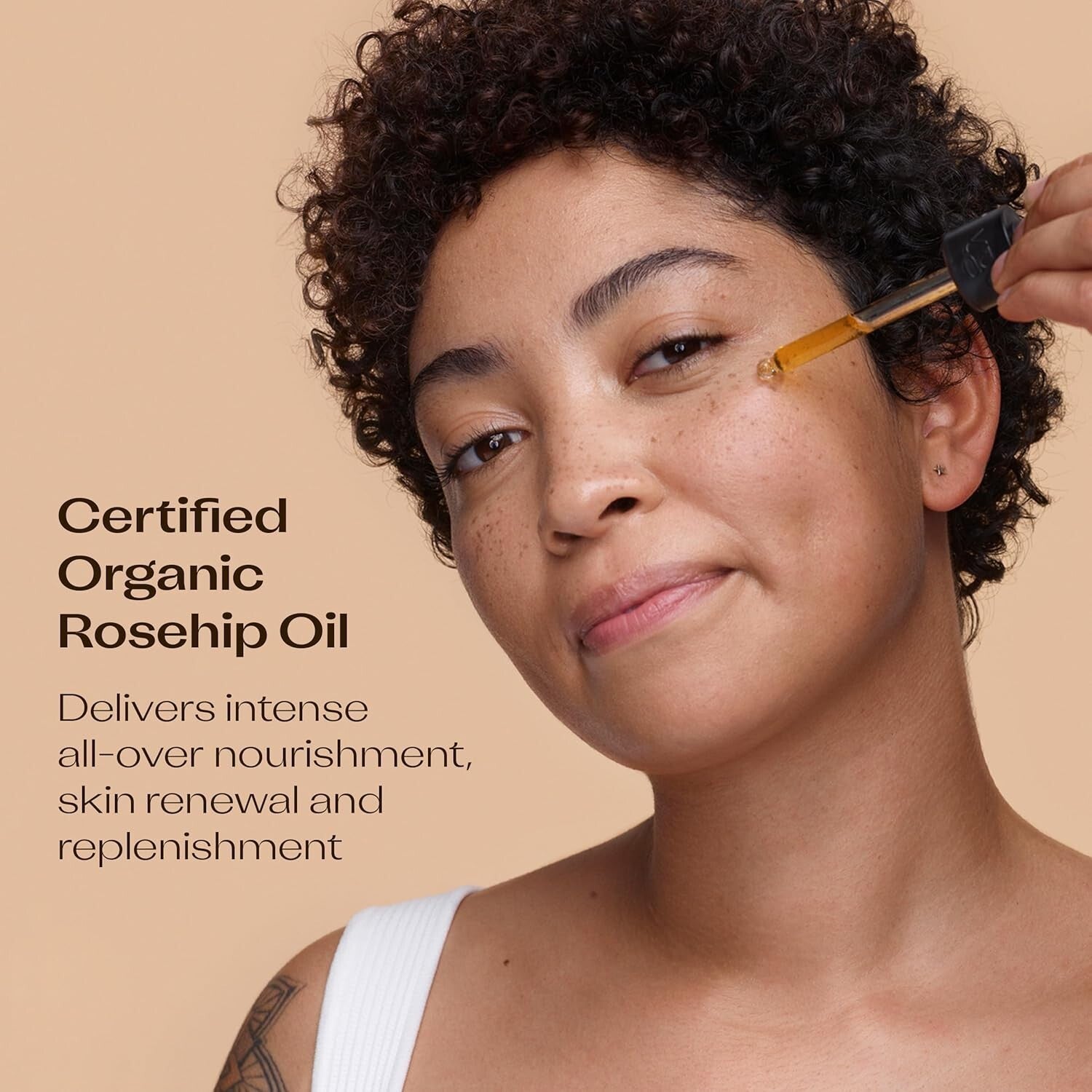 Certified Organic Cold-Pressed Rosehip Oil for Scars & Stretch Marks - 45ml