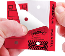 Load image into Gallery viewer, Durable 500 Key Tags with Advanced Seal Technology &amp; Chrome Rings - Red