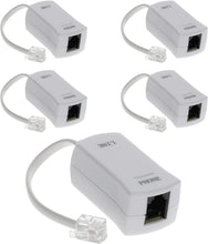 Load image into Gallery viewer, Compact DSL Phone Filters - Eliminate Interference for Landline and VoIP Devices