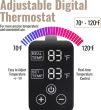 Load image into Gallery viewer, Thermostat Controlled Bread Proofing Mat for Perfect Dough Rising, 10" x 21"