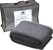 Load image into Gallery viewer, Durable Cozy Cotton Blankets King Size - Ideal for Reading, Napping, or Working