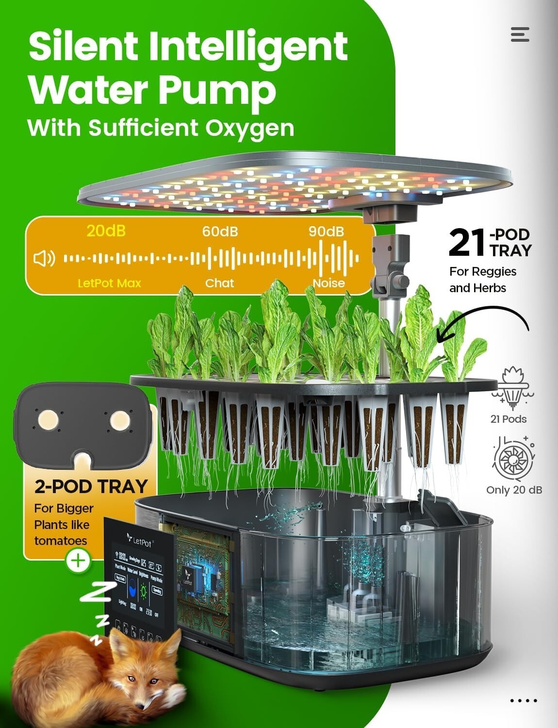 Effortless Hydroponic Gardening System with App Control & 300% Growth Speed