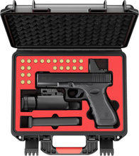 Load image into Gallery viewer, Glock Handgun Case with Lock: Waterproof, Drop-Resistant &amp; Efficient Storage