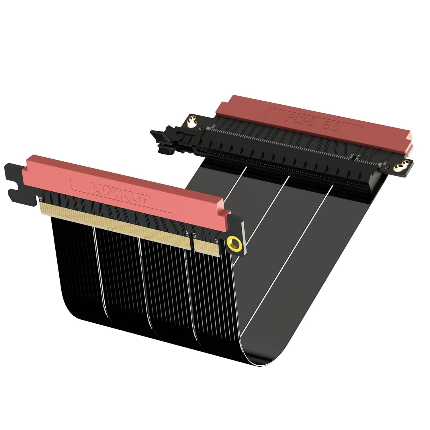 High-Speed PCIe 5.0 Riser Cable, 20cm Double Reverse – Ultimate GPU Solution