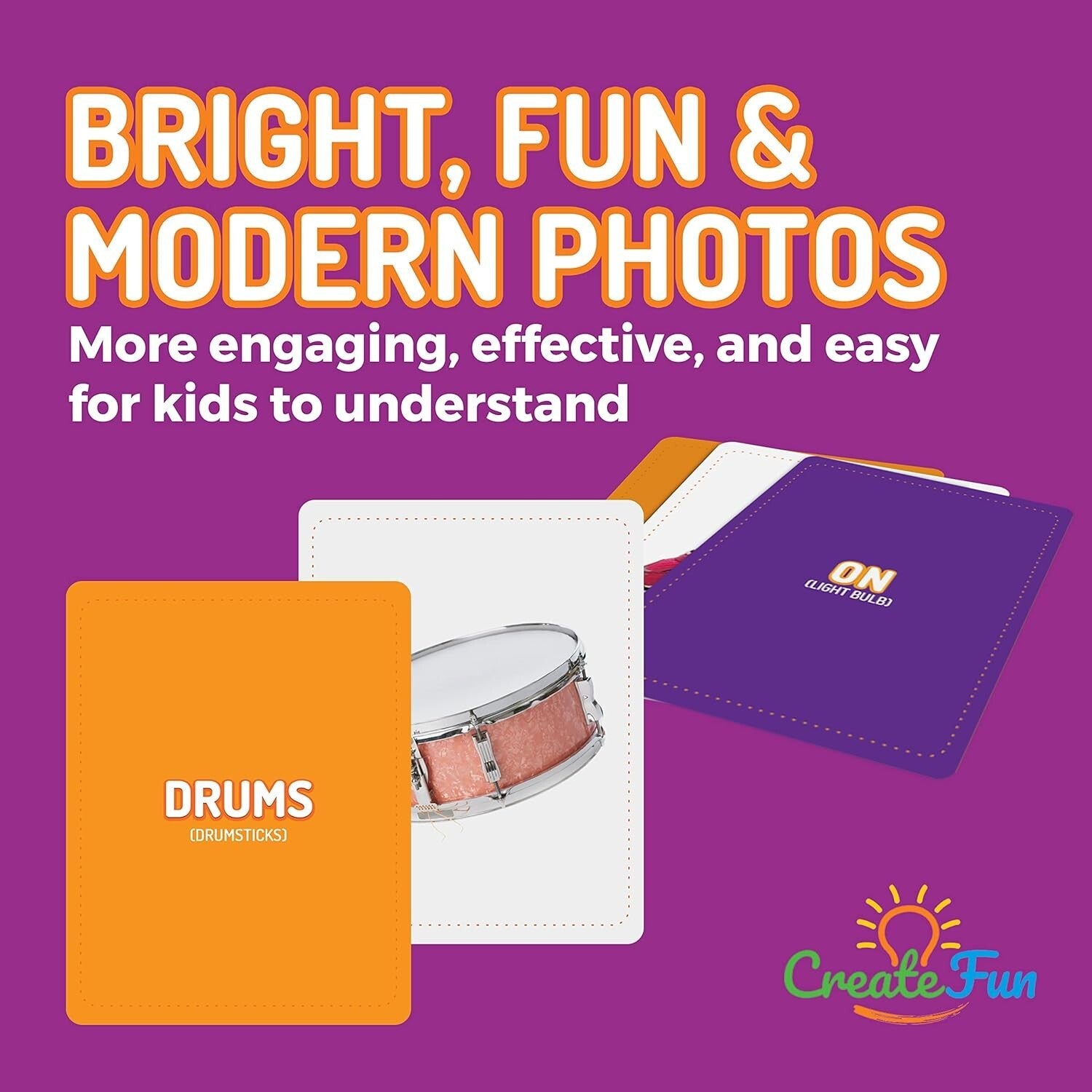 Vivid Photo Flash Cards Set - 200 Educational Tools for Diverse Learning Needs