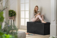 Load image into Gallery viewer, All-Weather 270L Storage Box - Holds Tools &amp; Cushions, Lockable &amp; Portable