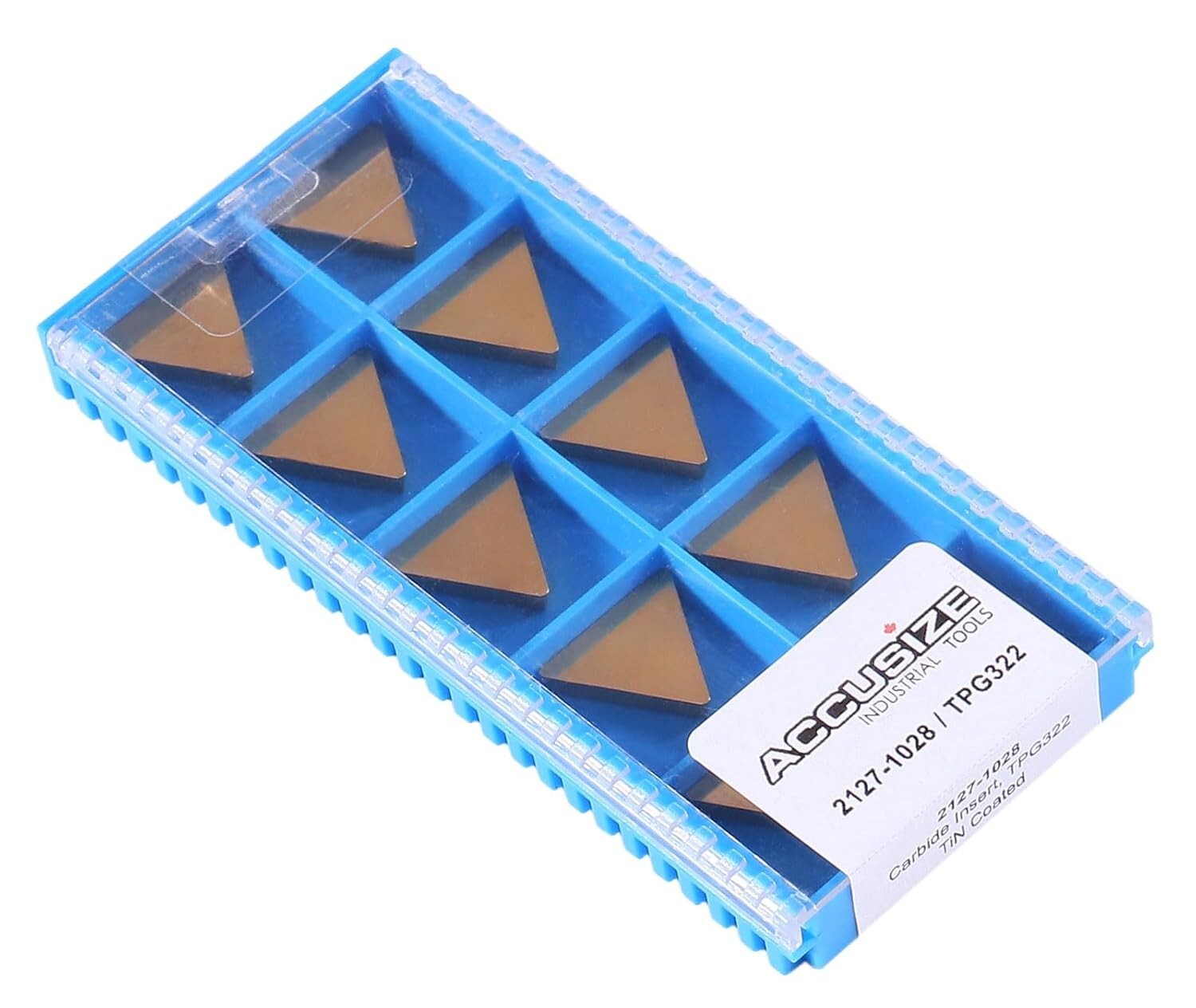 Versatile TiN Coated Carbide Inserts - 10 Pcs for Metalworking Excellence