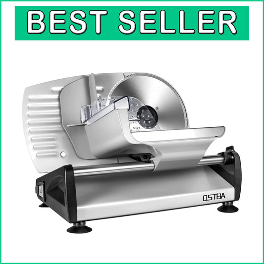 7.5" Removable Stainless Steel Food Slicer - Adjustable Thickness & Easy Clean