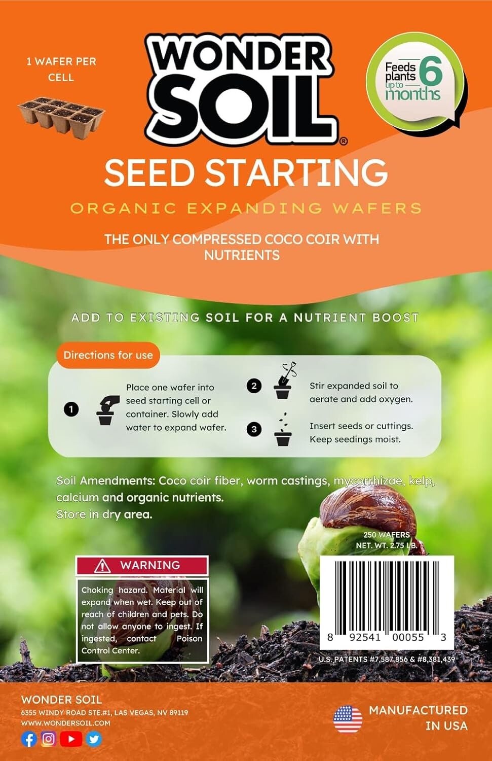 250 Count Organic Coco Coir Seed Pellets - Ideal for Home & Professional Growers