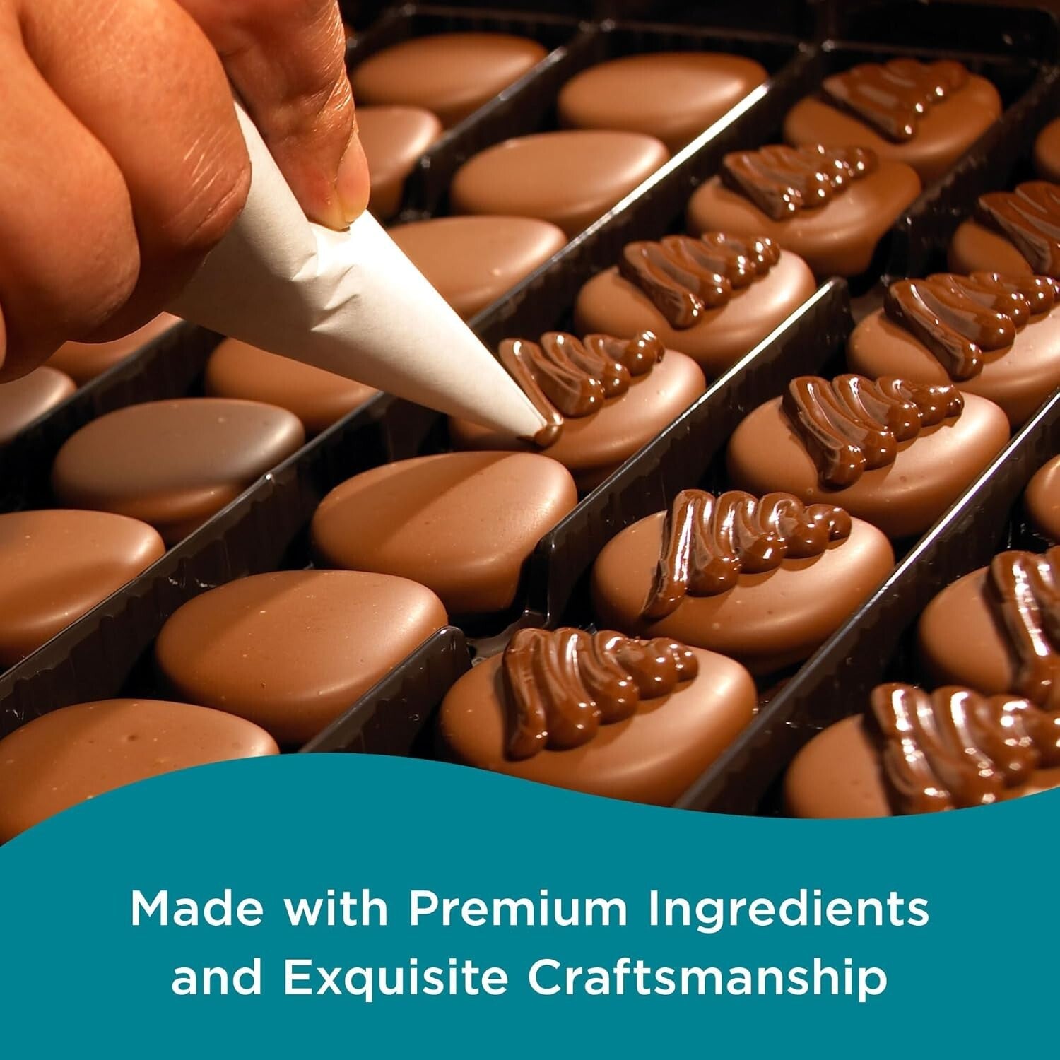 Exquisite Belgian Dark Chocolate Truffles Gift Box - 12 Assorted Delights