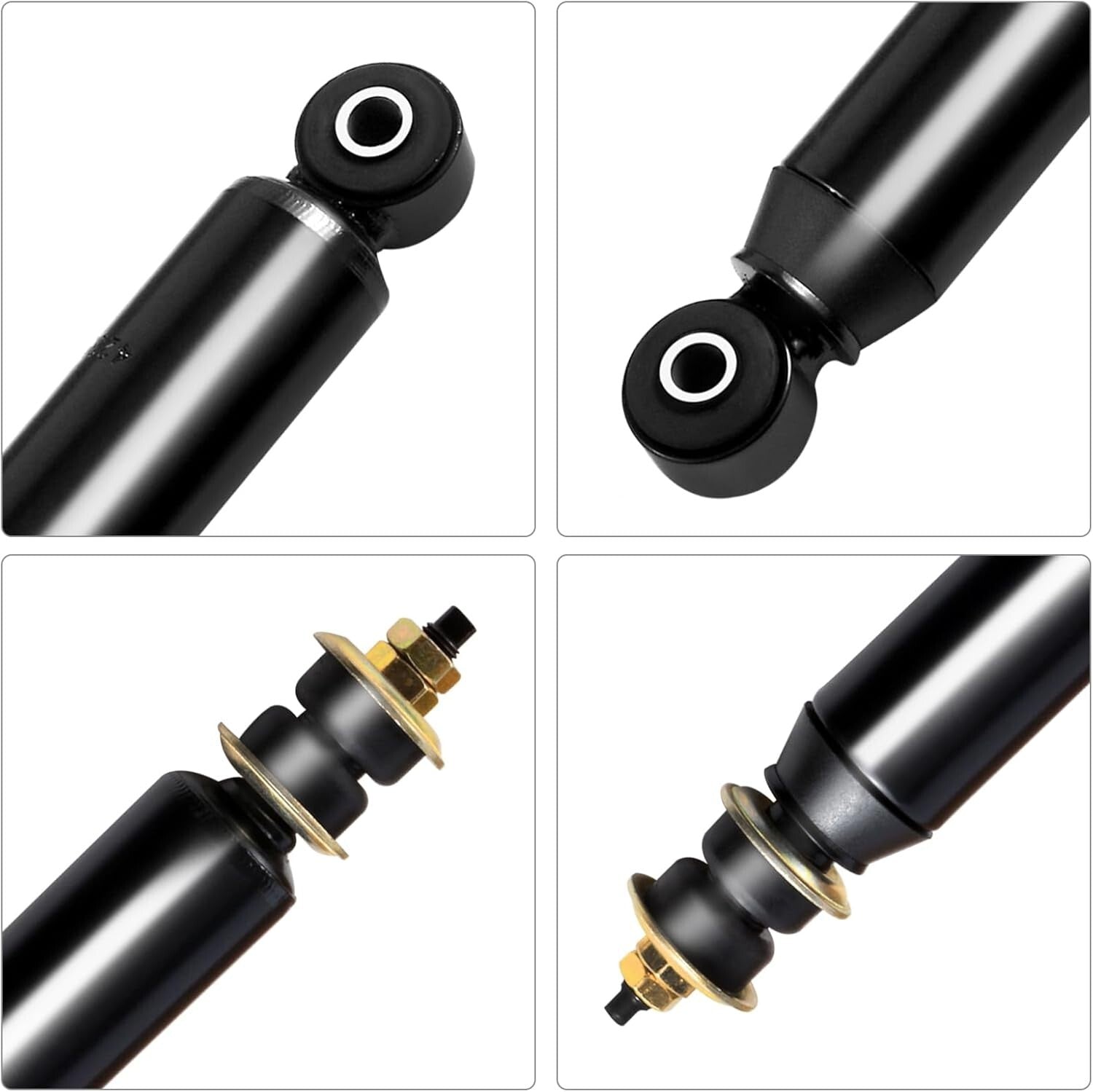 Durable Black Steel Shock Absorbers for Club Car DS & Precedent Models 88-Up