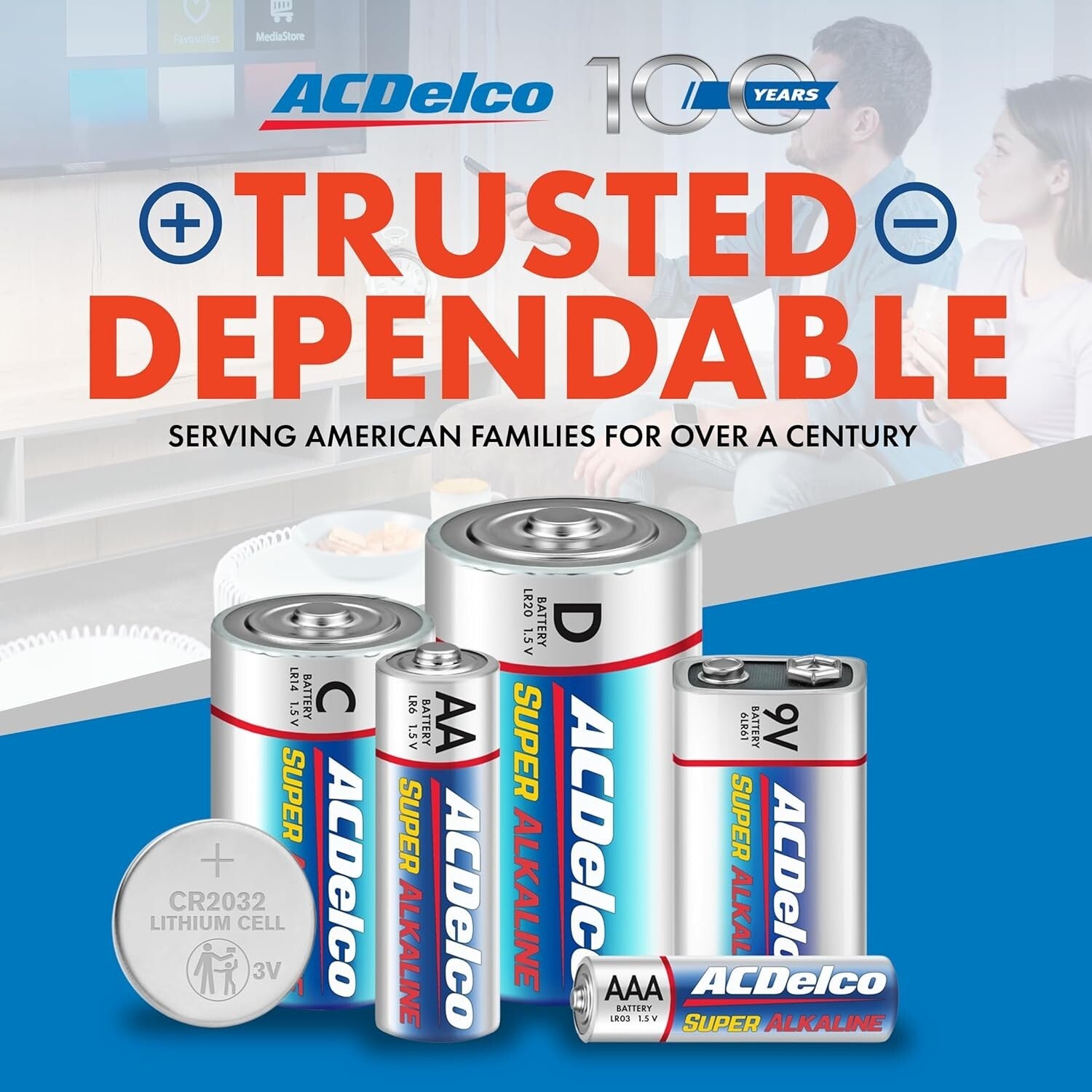 200 AAA Super Alkaline Batteries - ACDelco Reliable Power for Everyday Devices