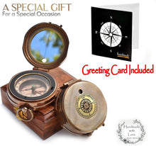 Load image into Gallery viewer, High-Quality Engraved Compass with Box - Ideal for Graduations &amp; Baptisms