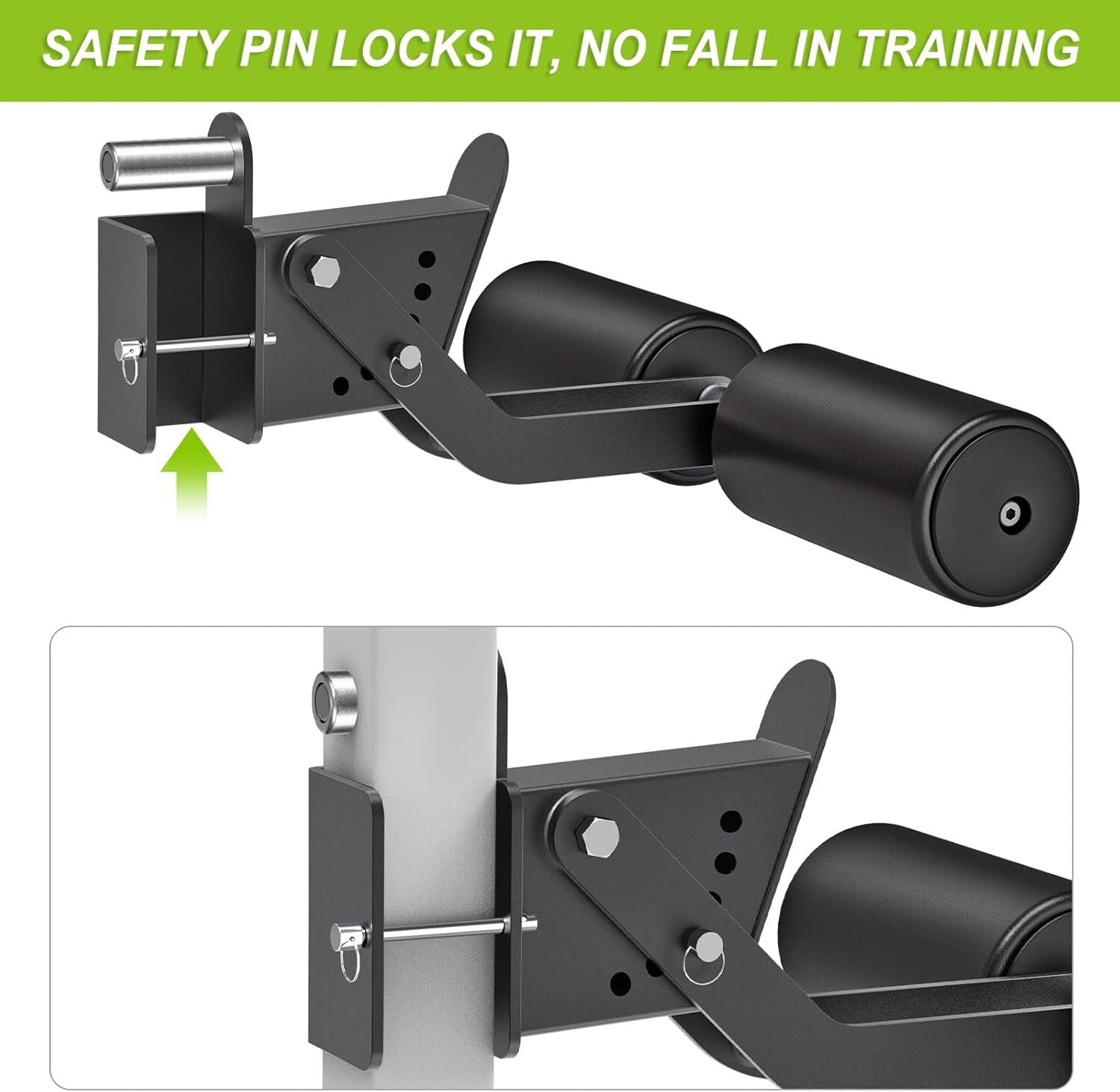 Durable Nordic Curl & Leg Extension Attachment for Home Gym - Easy Installation