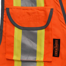 Load image into Gallery viewer, Premium Class 2 Engineer Safety Vest with Breathable Back – Large/Orange Edition