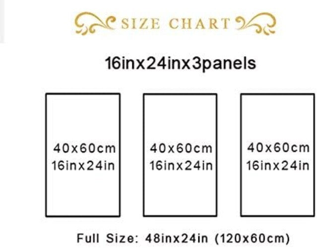 Durable Modern Canvas Art Set - Motivational Quotes for Office & Home (3 pcs)