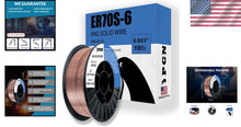 Load image into Gallery viewer, Versatile ER70S-6 MIG Welding Wire .023'' - Low Splatter for Professional Use