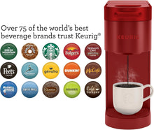 Load image into Gallery viewer, Fast Brewing Scarlet Red K-Slim Coffee Maker - Energy Efficient &amp; Space-Saving