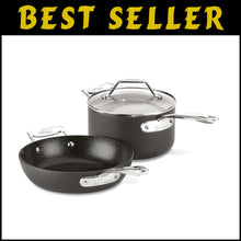 Load image into Gallery viewer, Versatile 8.5-Inch Nonstick Fry Pan and 2.5-Quart Saucepan Set for Cooking