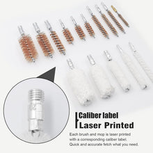 Load image into Gallery viewer, 26-Piece Universal Gun Cleaning Kit in Wooden Box for Rifles, Shotguns, Handguns
