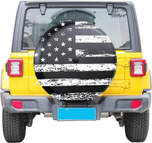 Load image into Gallery viewer, Leather Spare Tire Cover with Camera Hole - Fits 31-34 Inch Tires for Jeep JL