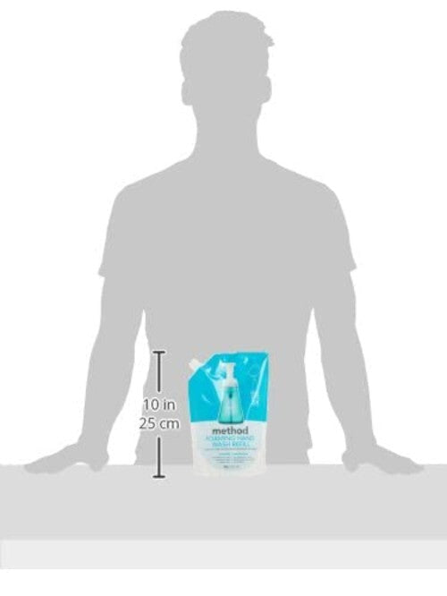 Biodegradable Foaming Hand Soap Refill 6-Pack - Plant-Based Airy Waterfall Aroma