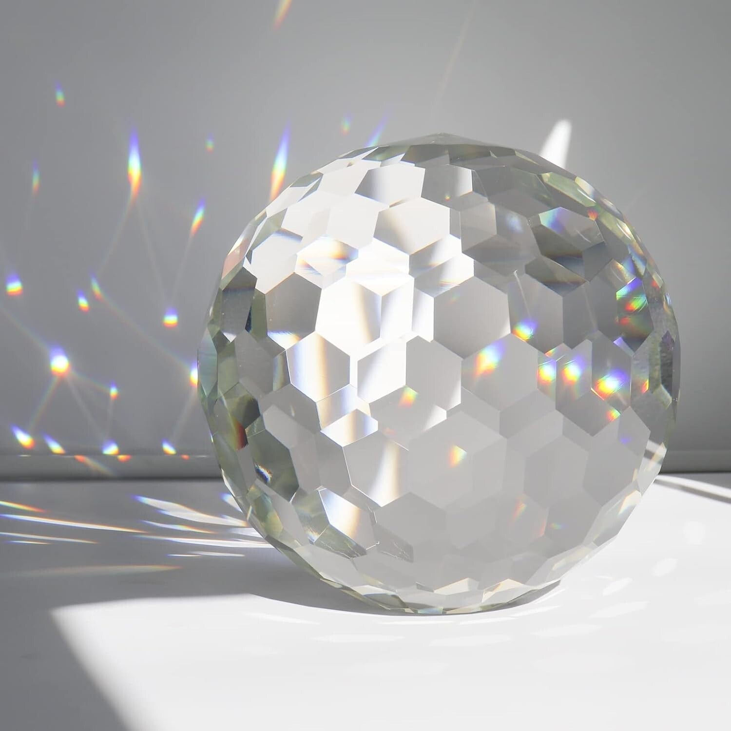 Exquisite Hanging Crystal Ball Prism - Ideal Gift for Home & Garden Decoration