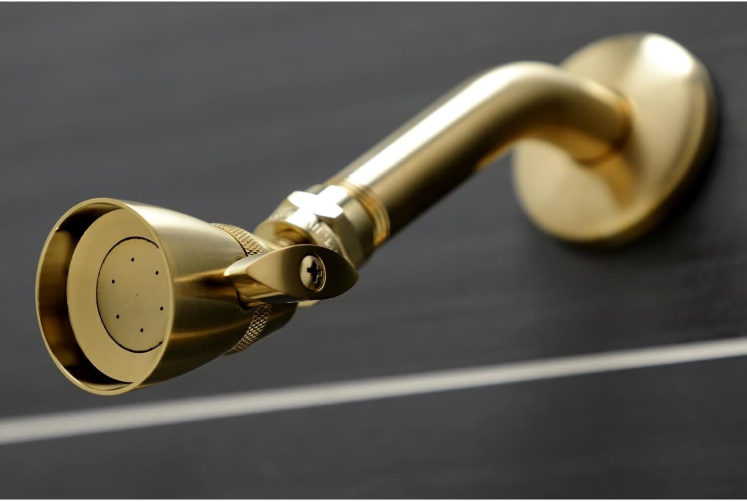 Elegant Victorian Tub and Shower Faucet with 3 Handles - Matte Black Finish