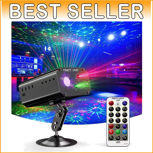 Multi-Effects Sound Activated Party Lights - Ideal for Weddings & Birthdays